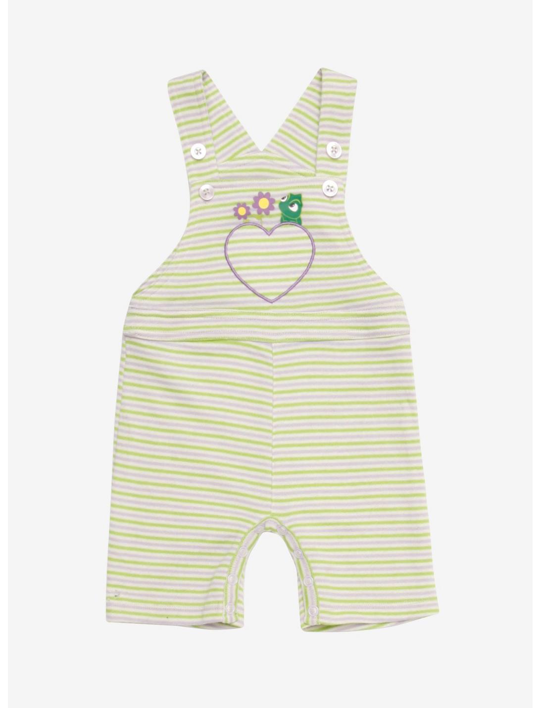 Our Universe Disney Tangled Pascal Striped Infant Overall - BoxLunch Exclusive, GREY, hi-res