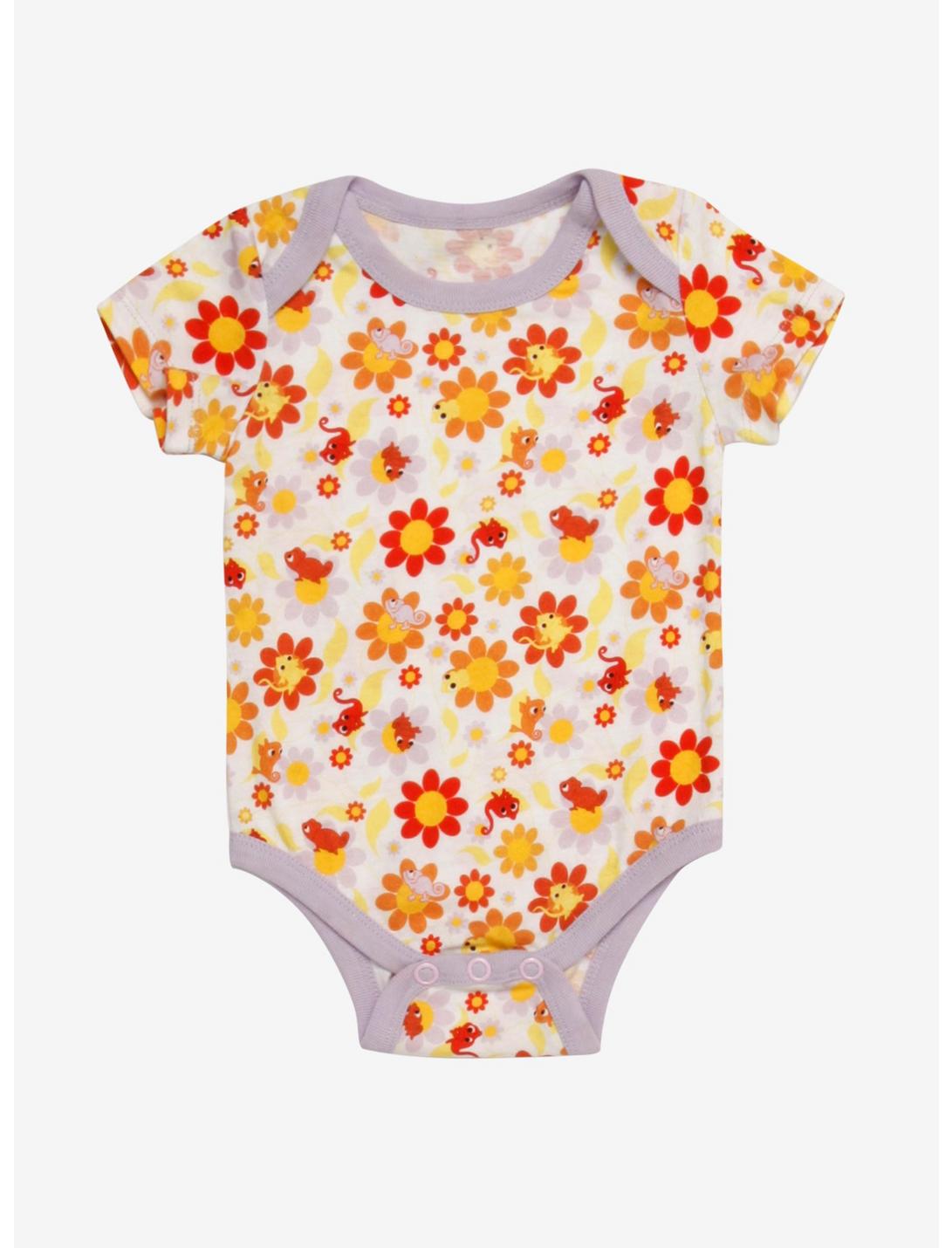 Our Universe Disney Tangled Pascal Floral Infant One-Piece - BoxLunch Exclusive, MULTI, hi-res