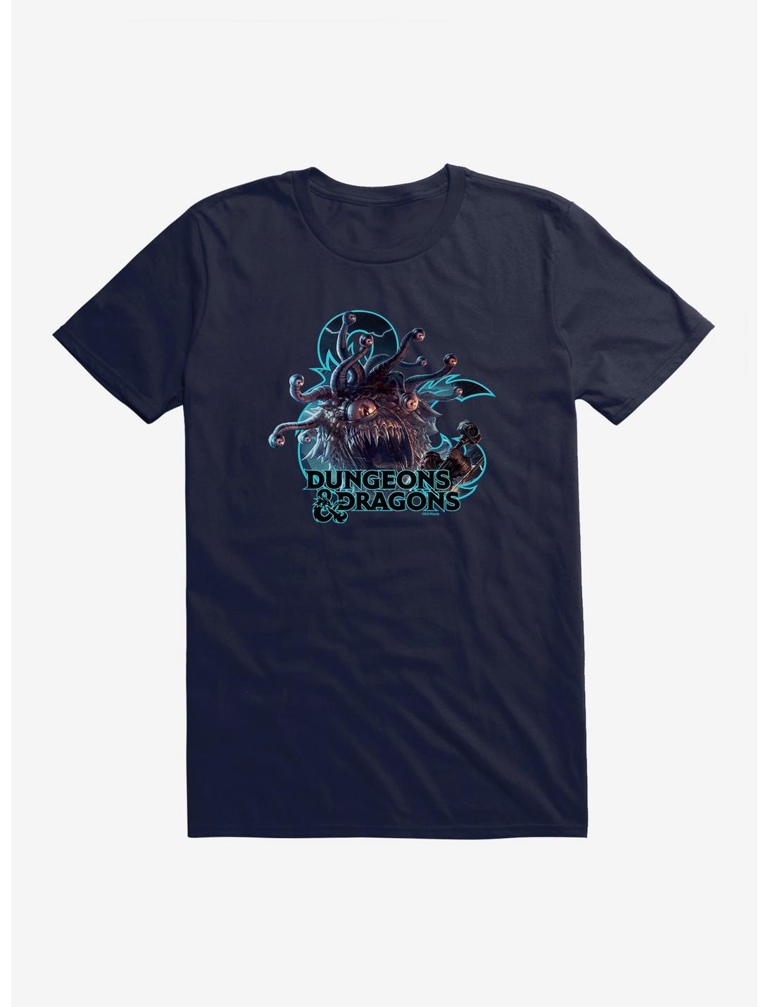 Dungeons And Dragons Beholder Title T-Shirt, NAVY, hi-res