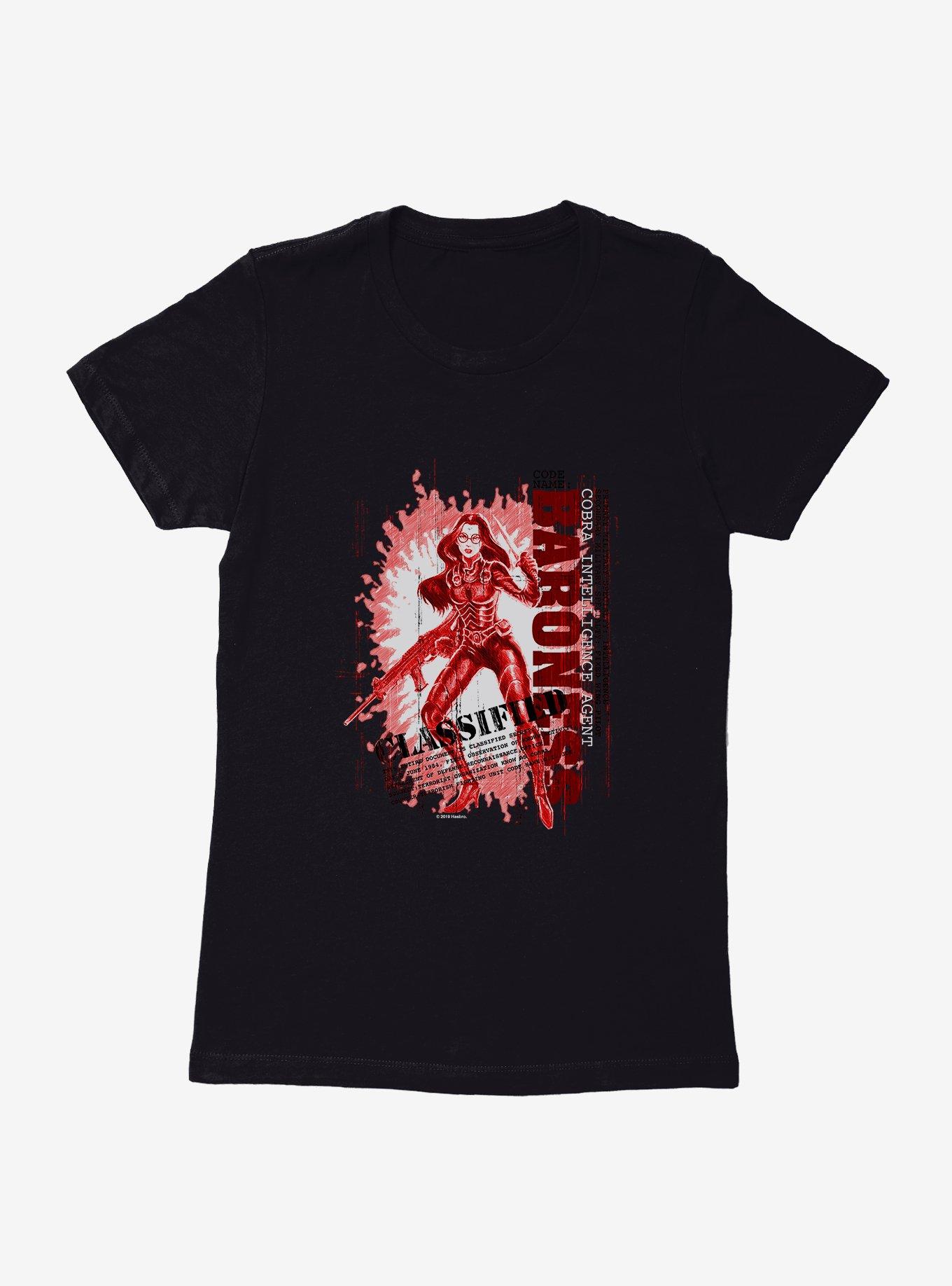 G.I. Joe Classified Womens T-Shirt, BLACK, hi-res
