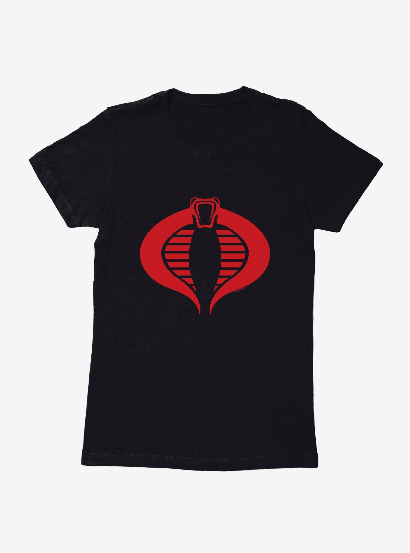 G.I. Joe Cobra Logo Womens T-Shirt, BLACK, hi-res