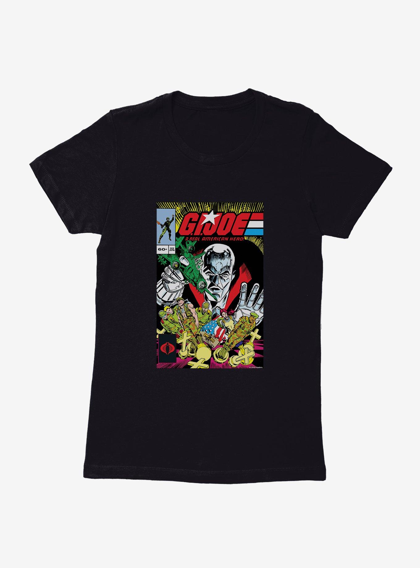 G.I. Joe Comic Cover Womens T-Shirt, BLACK, hi-res