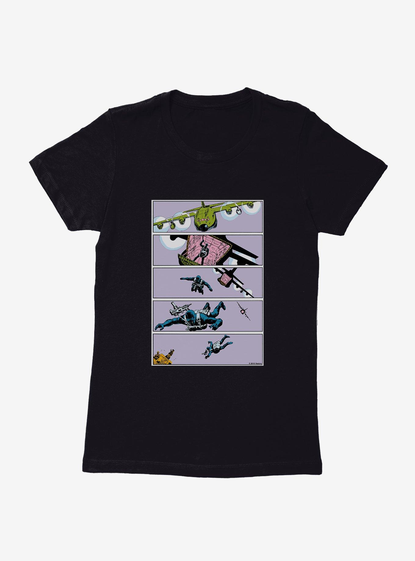 G.I. Joe Comic Page Womens T-Shirt, BLACK, hi-res