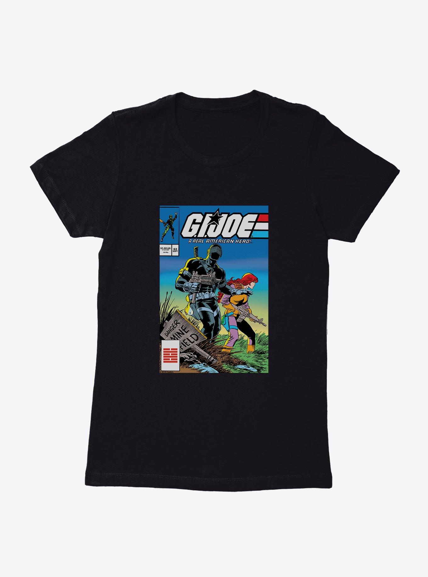 G.I. Joe Comic Snake Eyes Womens T-Shirt, BLACK, hi-res