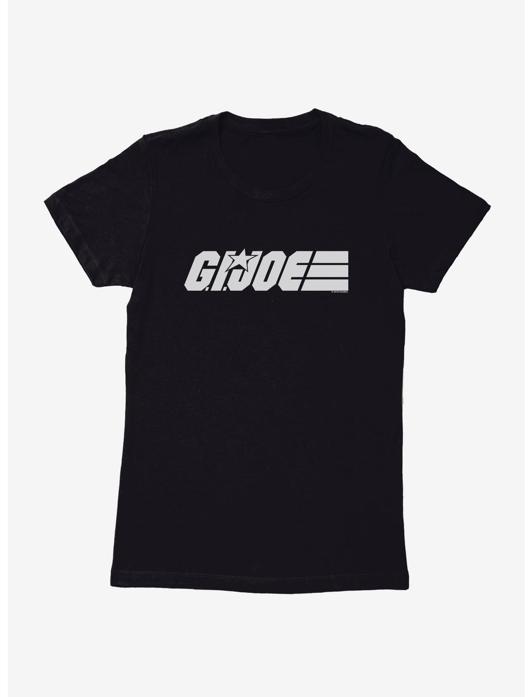 G.I. Joe One Color Logo Womens T-Shirt, BLACK, hi-res