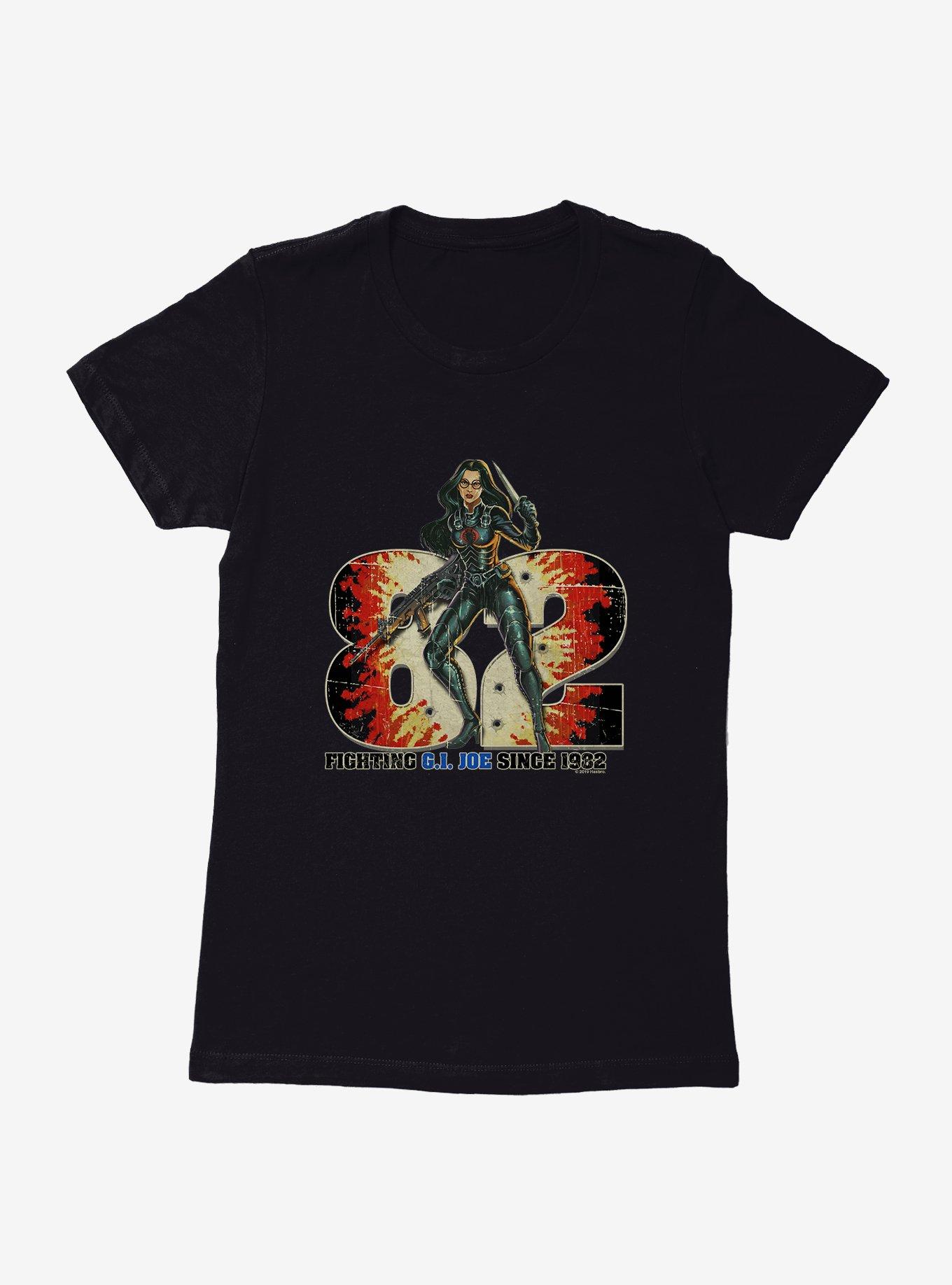 G.I. Joe Fighting Womens T-Shirt, BLACK, hi-res