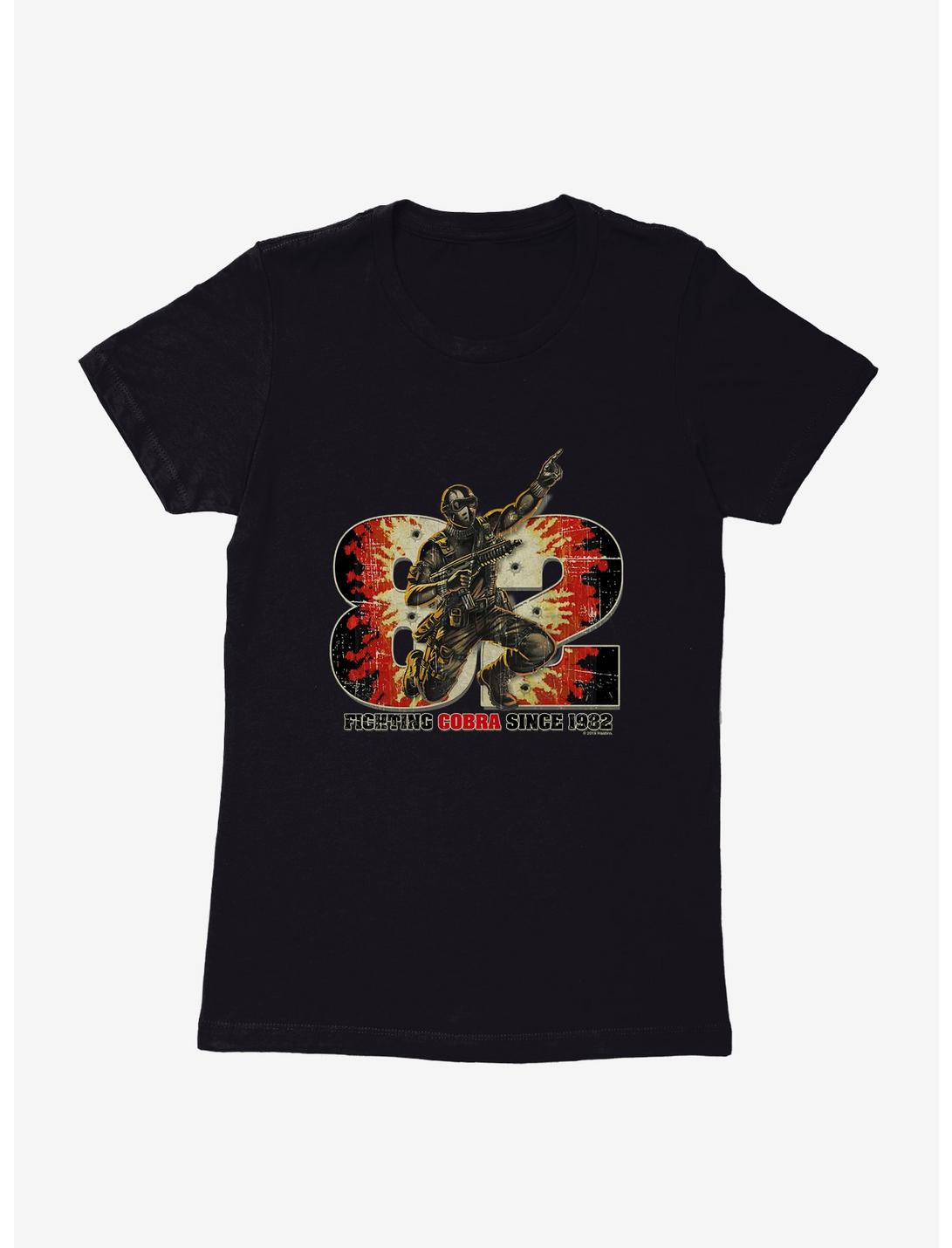 G.I. Joe Snake Fighting Womens T-Shirt, BLACK, hi-res
