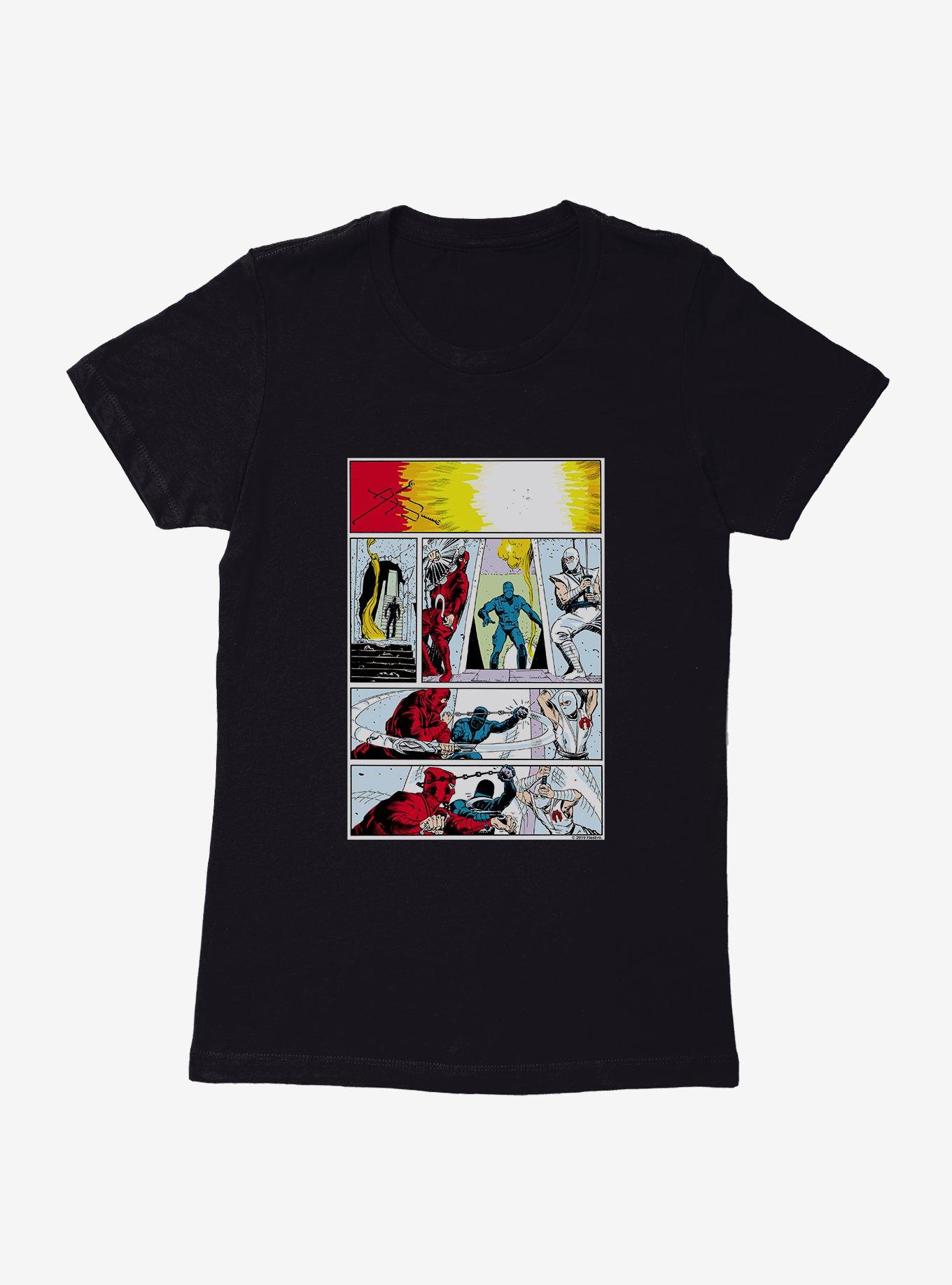 G.I. Joe Snake Eyes Page Womens T-Shirt, BLACK, hi-res