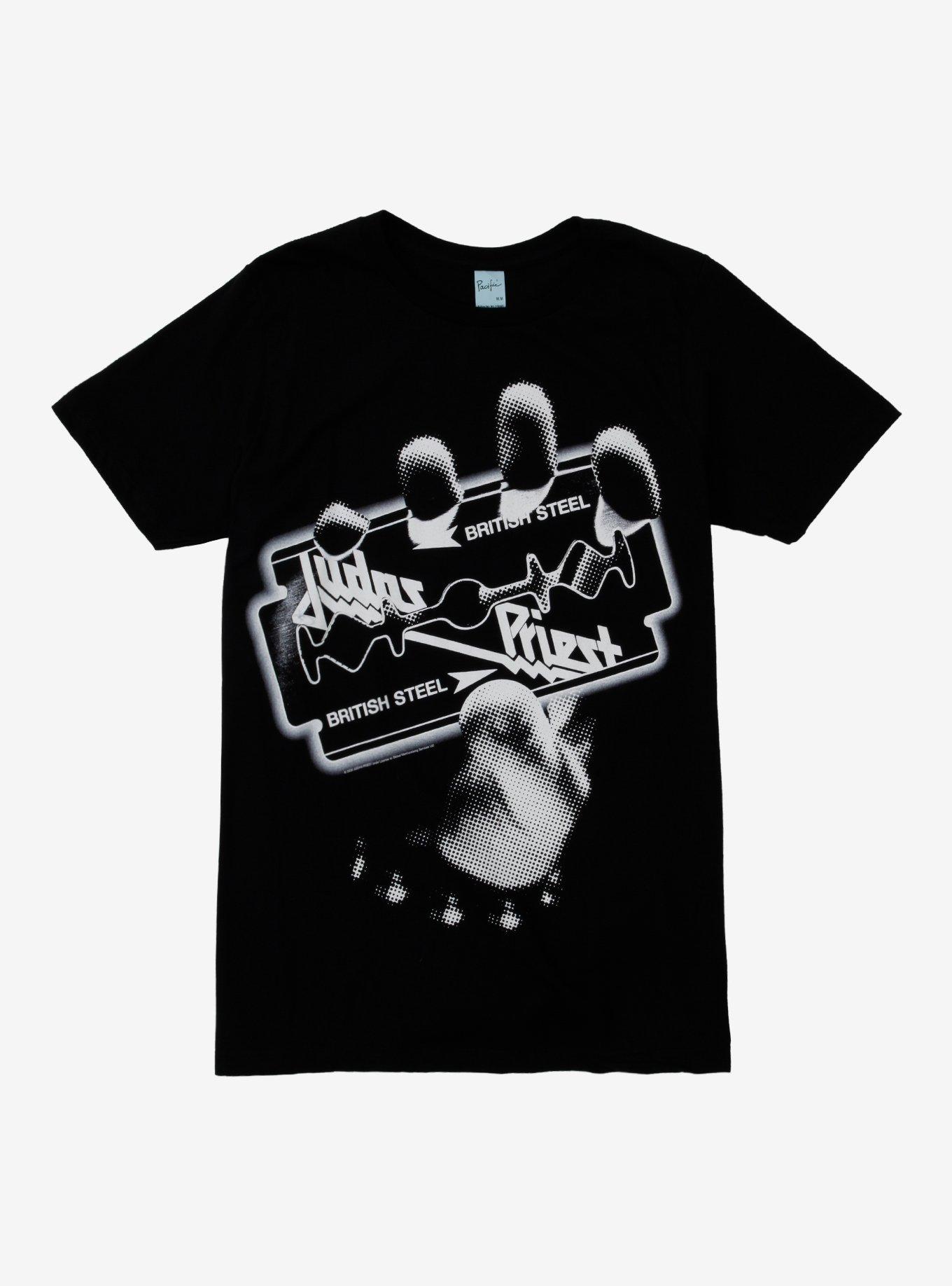 Judas Priest British Steel T-Shirt, BLACK, hi-res
