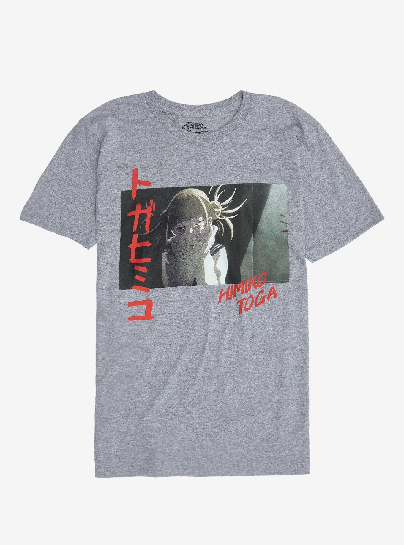 My Hero Academia Himiko Toga Grey T-Shirt, MULTI, hi-res