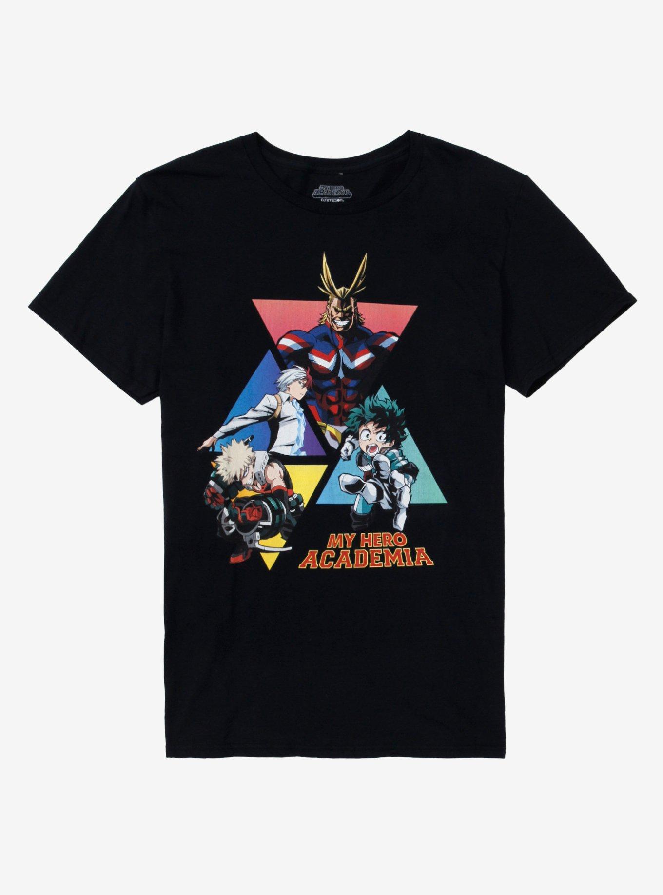 My Hero Academia Triangle Group T-Shirt, MULTI, hi-res