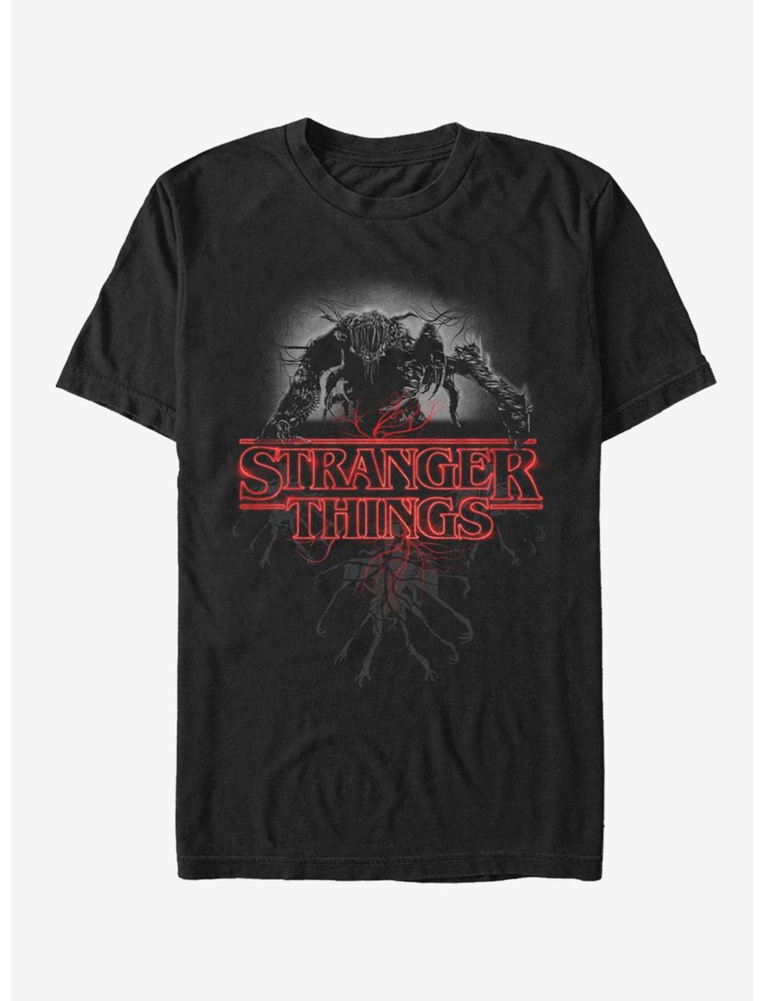 Stranger Things The Mind Flayer T-Shirt, BLACK, hi-res