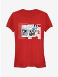 La Casa De Papel Aikido Group Fade Girls T-Shirt, RED, hi-res