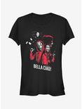 La Casa De Papel Masked Zeppelin Group Girls T-Shirt, BLACK, hi-res