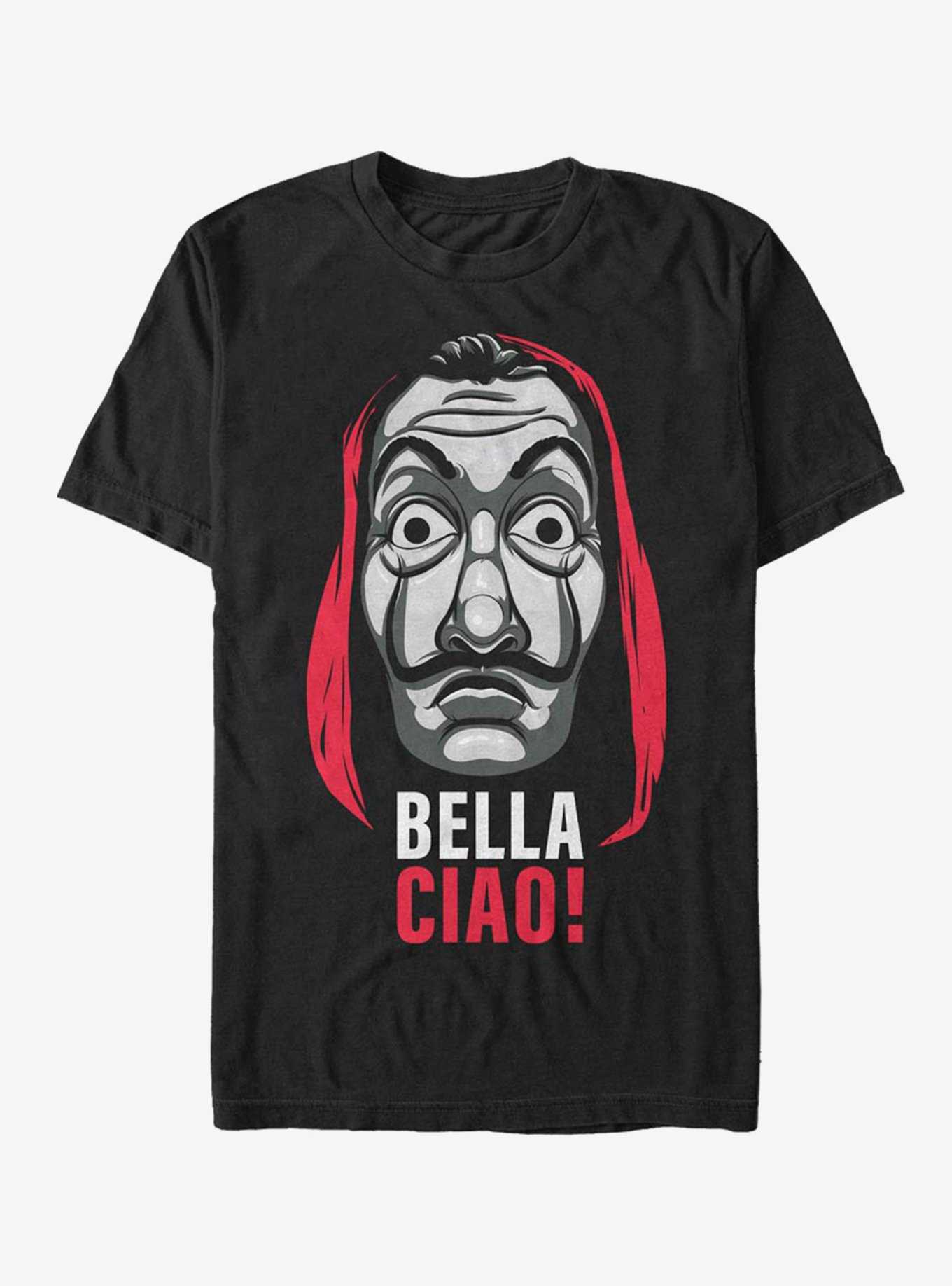 La Casa De Papel Bella Ciao Mask T-Shirt, , hi-res