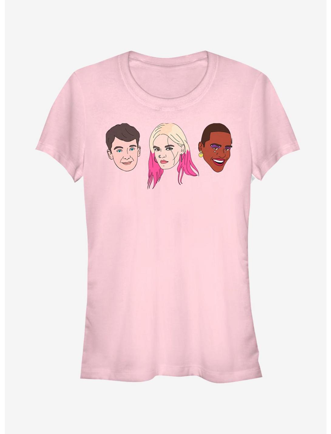Sex Education Rainbow Fierce Girls T-Shirt, LIGHT PINK, hi-res