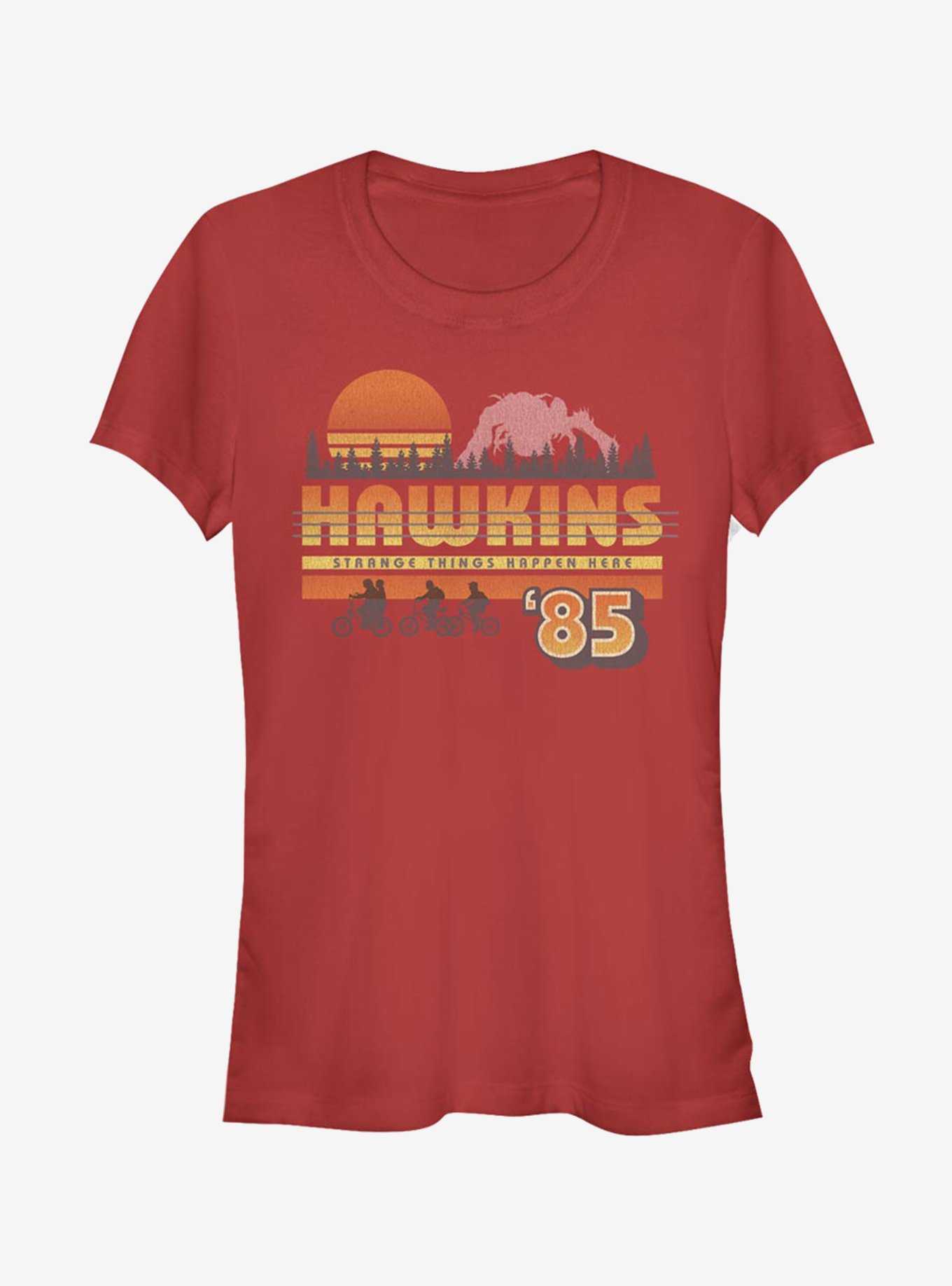 Stranger Things Hawkins Vintage Sunsnet Girls T-Shirt, , hi-res