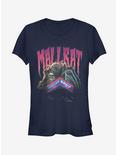 Stranger Things Mallrat Demogorgan Girls T-Shirt, NAVY, hi-res