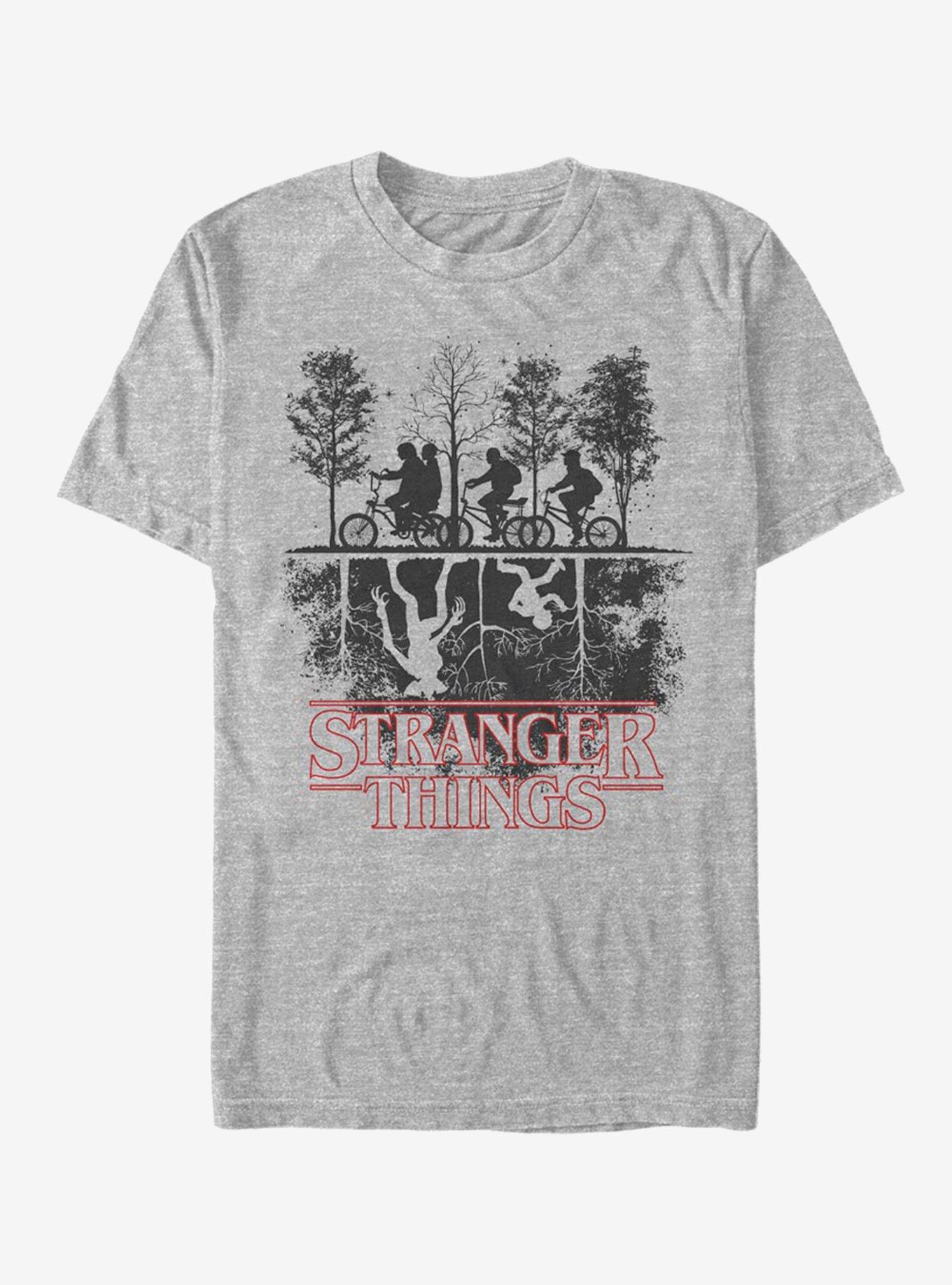 Stranger Things Upside Down T-Shirt, ATH HTR, hi-res