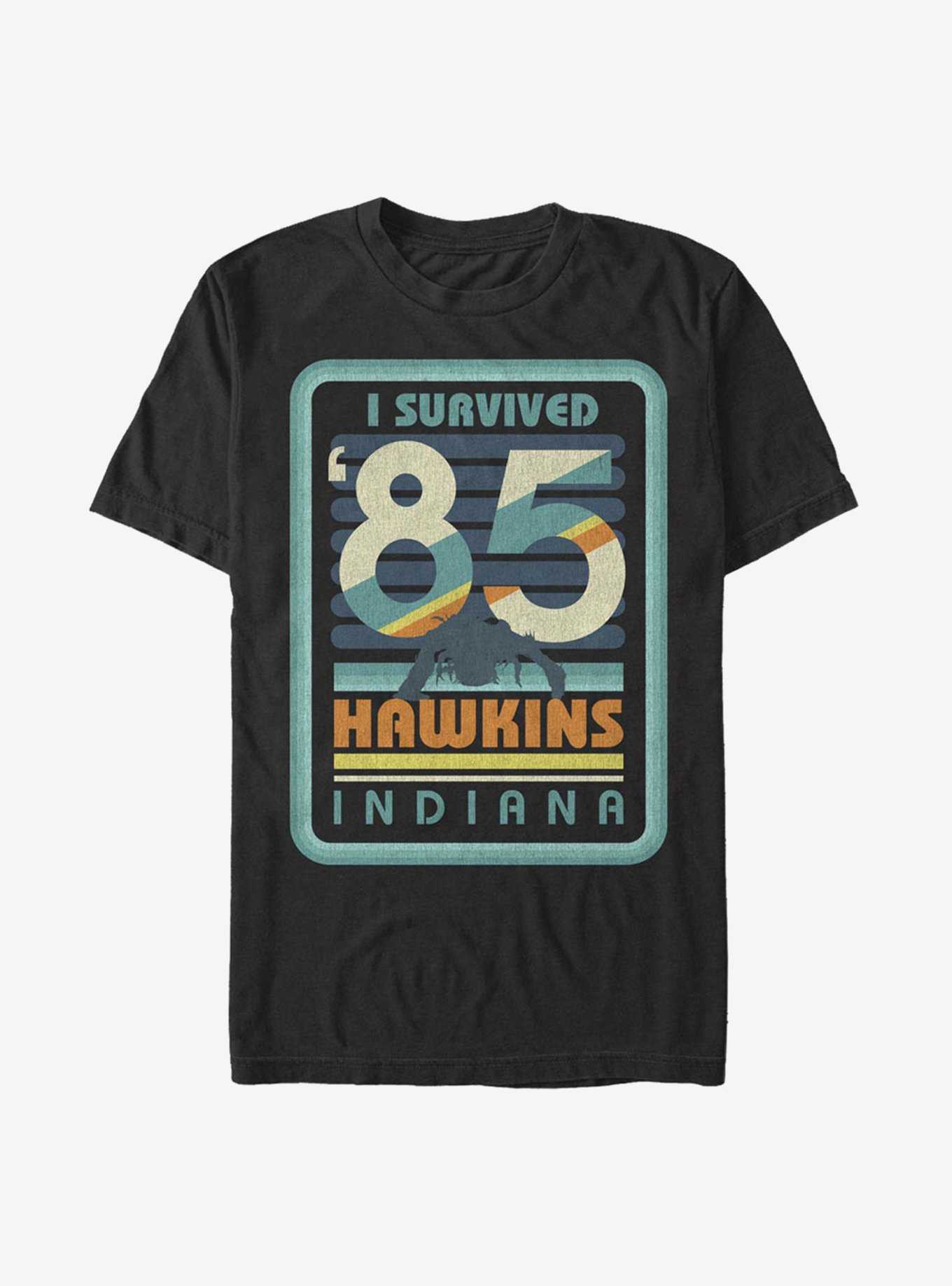 Stranger Things I Survived Hawkins T-Shirt, , hi-res