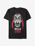 La Casa De Papel Bella Ciao Mask T-Shirt, BLACK, hi-res