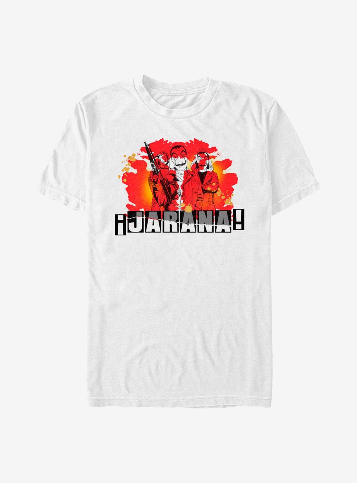 La Casa De Papel Jarana Group Splatter T-Shirt, , hi-res