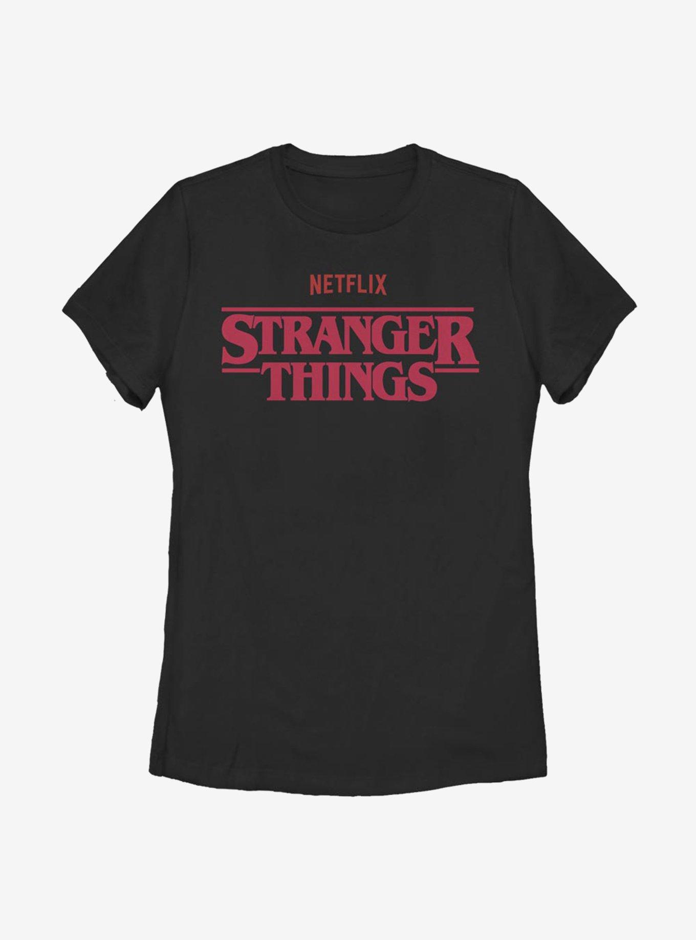 Stranger Things Netflix Stranger Logo Womens T-Shirt