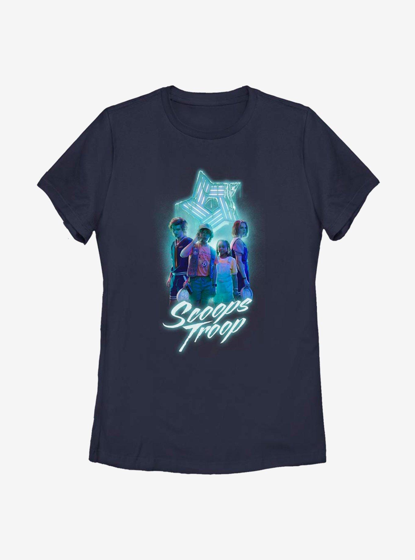 Stranger Things Scoops Troop Womens T-Shirt, , hi-res