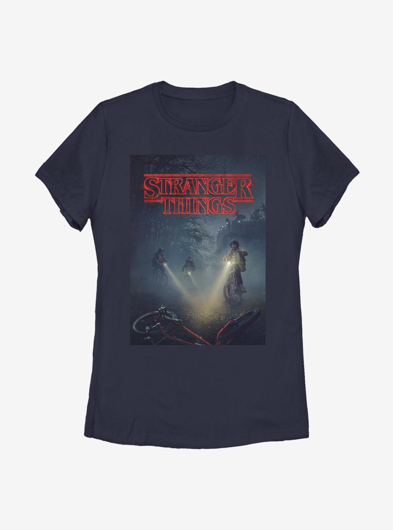 Stranger Things Will Missing Bike Poster Womens T-Shirt, , hi-res