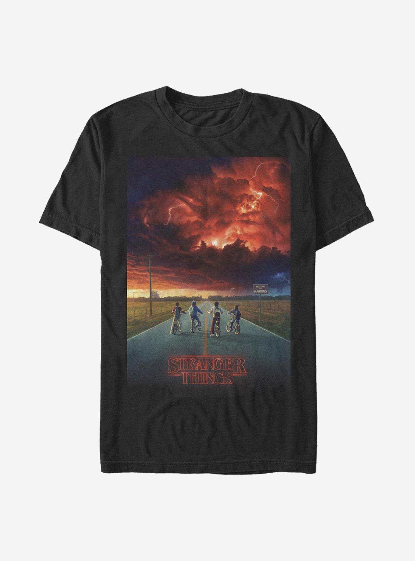 Stranger Things Demogorgon Cloud Poster T-Shirt, , hi-res