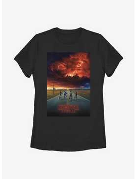 Stranger Things Demogorgon Cloud Poster Womens T-Shirt, , hi-res