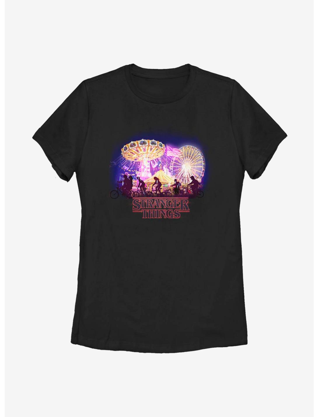 Stranger Things Stranger Circus Womens T-Shirt, BLACK, hi-res