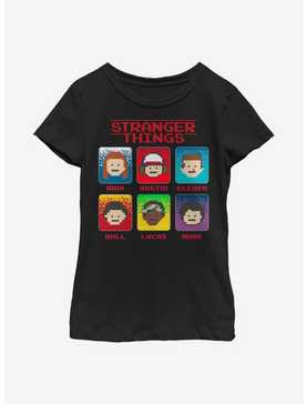 Stranger Things 8 Bit Stranger Youth Girls T-Shirt, , hi-res