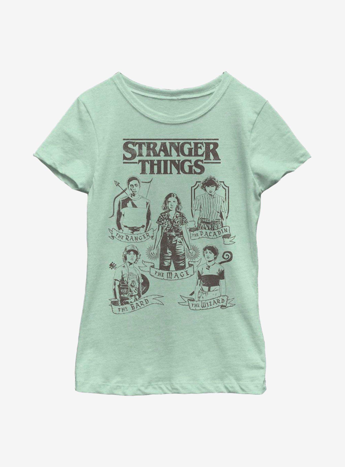 Stranger Things DND Classes Youth Girls T-Shirt, , hi-res