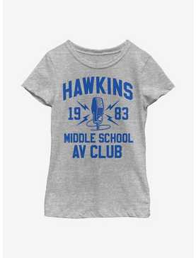 Stranger Things Hawkins AV Club Youth Girls T-Shirt, , hi-res