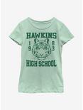 Stranger Things Hawkins High Tiger 1983 Youth Girls T-Shirt, MINT, hi-res