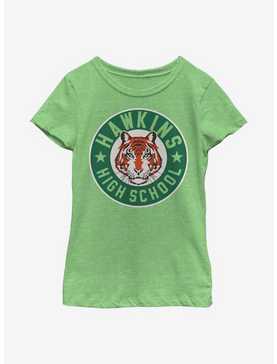 Stranger Things Hawkins High Tiger Emblem Youth Girls T-Shirt, , hi-res