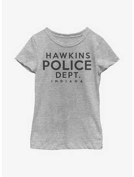 Stranger Things Hawkins Police Department Youth Girls T-Shirt, , hi-res