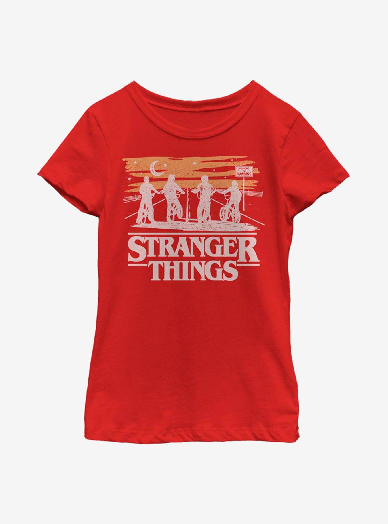 Stranger Things Jank Drawing Youth Girls T-Shirt, , hi-res