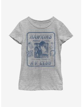 Stranger Things Mike Hawkins AV President Youth Girls T-Shirt, , hi-res