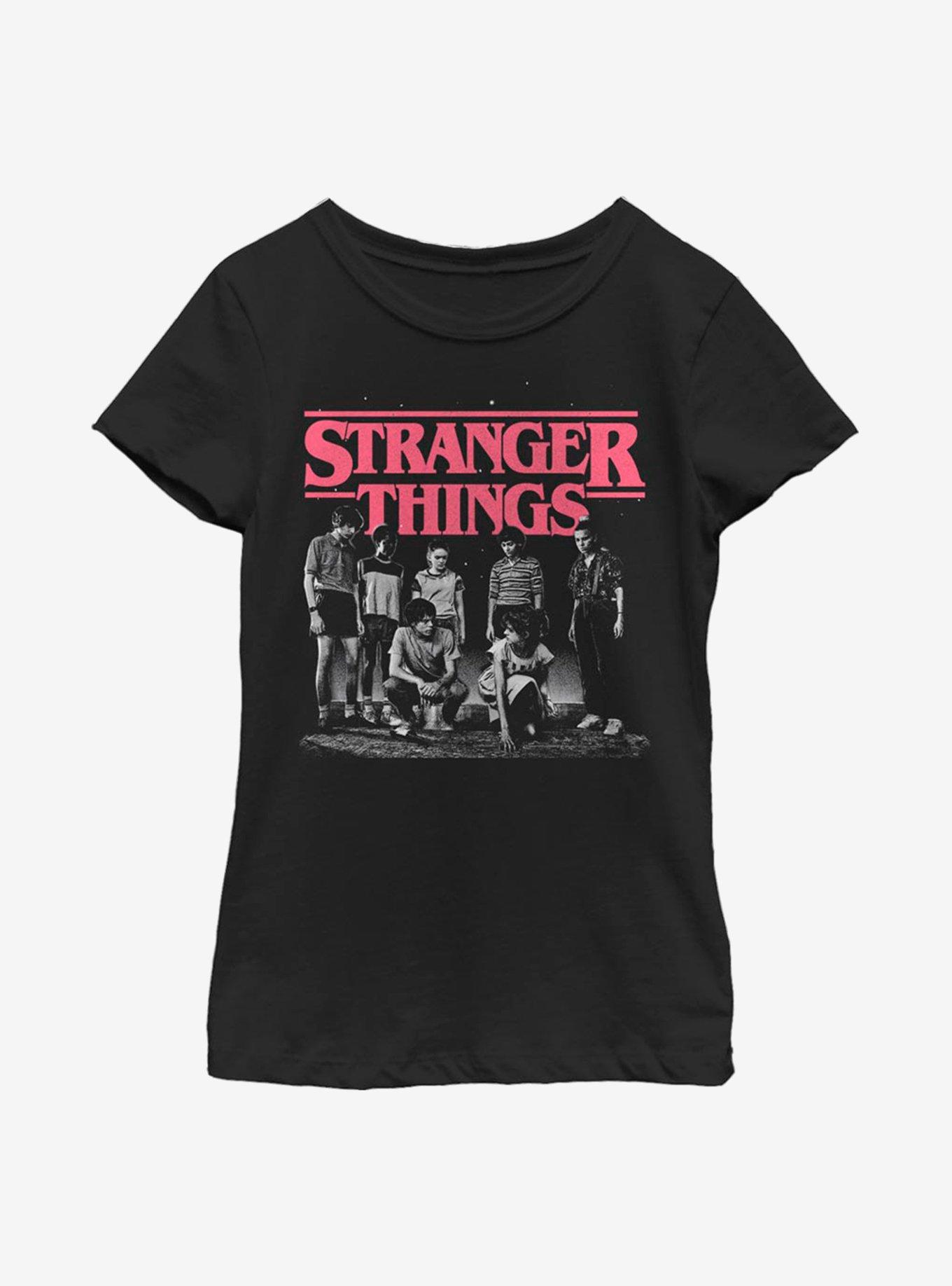 Stranger Things Stranger Fade Youth Girls T-Shirt, BLACK, hi-res