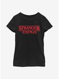 Stranger Things Classic Youth Girls T-Shirt, BLACK, hi-res