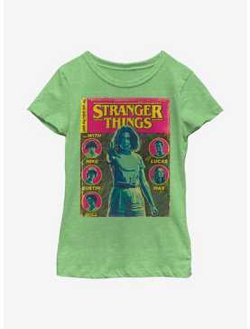 Stranger Things Classic Comic Cover Youth Girls T-Shirt, , hi-res
