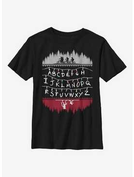 Stranger Things Alphabet Lights Youth T-Shirt, , hi-res