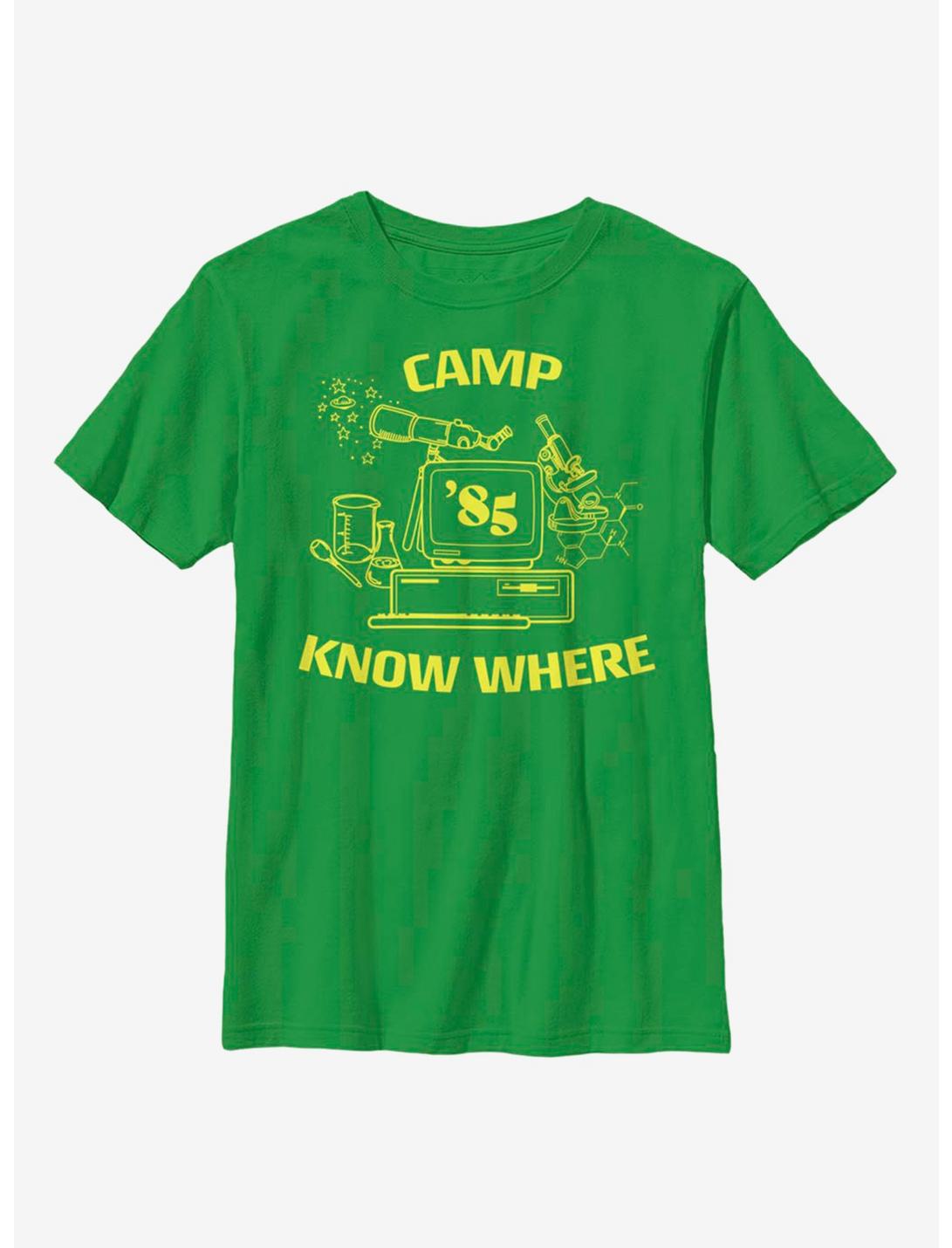 Stranger Things Camp Know Where Youth T-Shirt, KELLY, hi-res