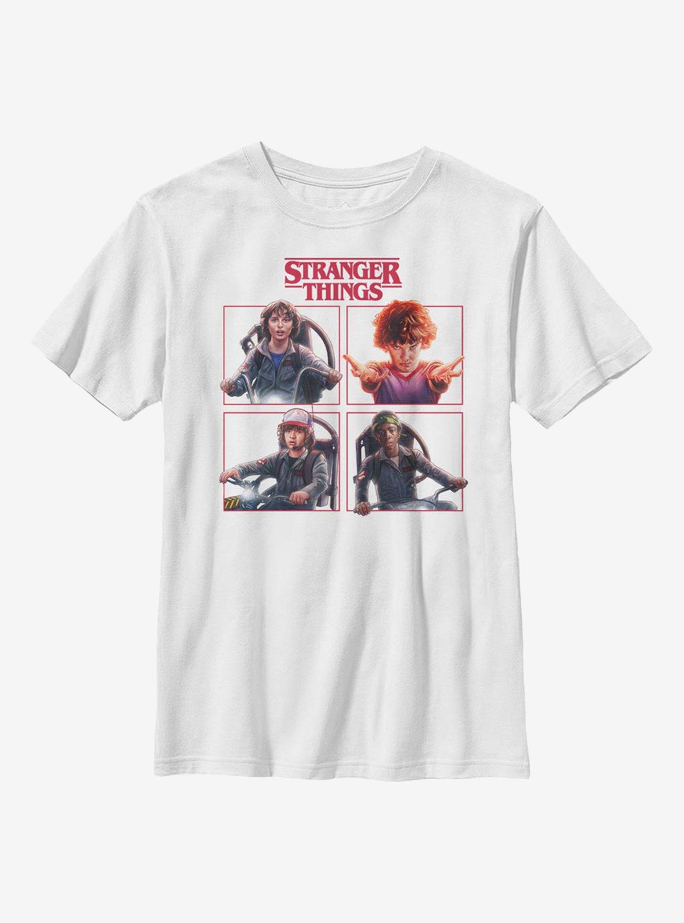 Stranger Things Cast Box Up Youth T-Shirt, , hi-res