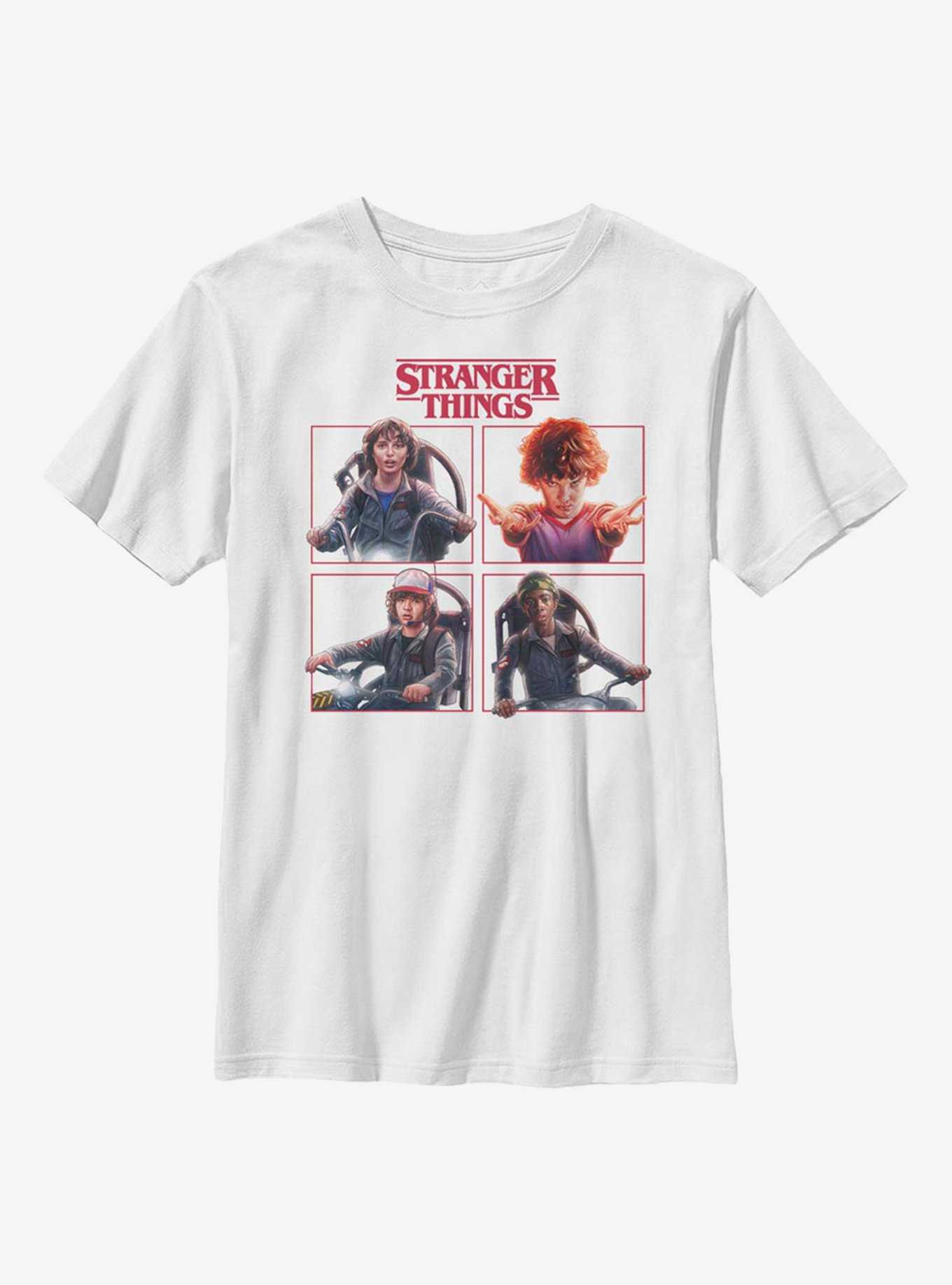 Stranger Things Cast Box Up Youth T-Shirt, , hi-res