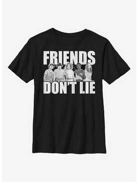 Stranger Things Cast Friends Don't Lie Youth T-Shirt, , hi-res