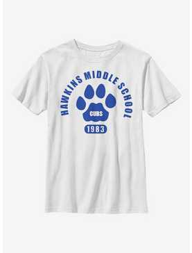 Stranger Things Hawkins Cubs Paw Emblem Youth T-Shirt, , hi-res