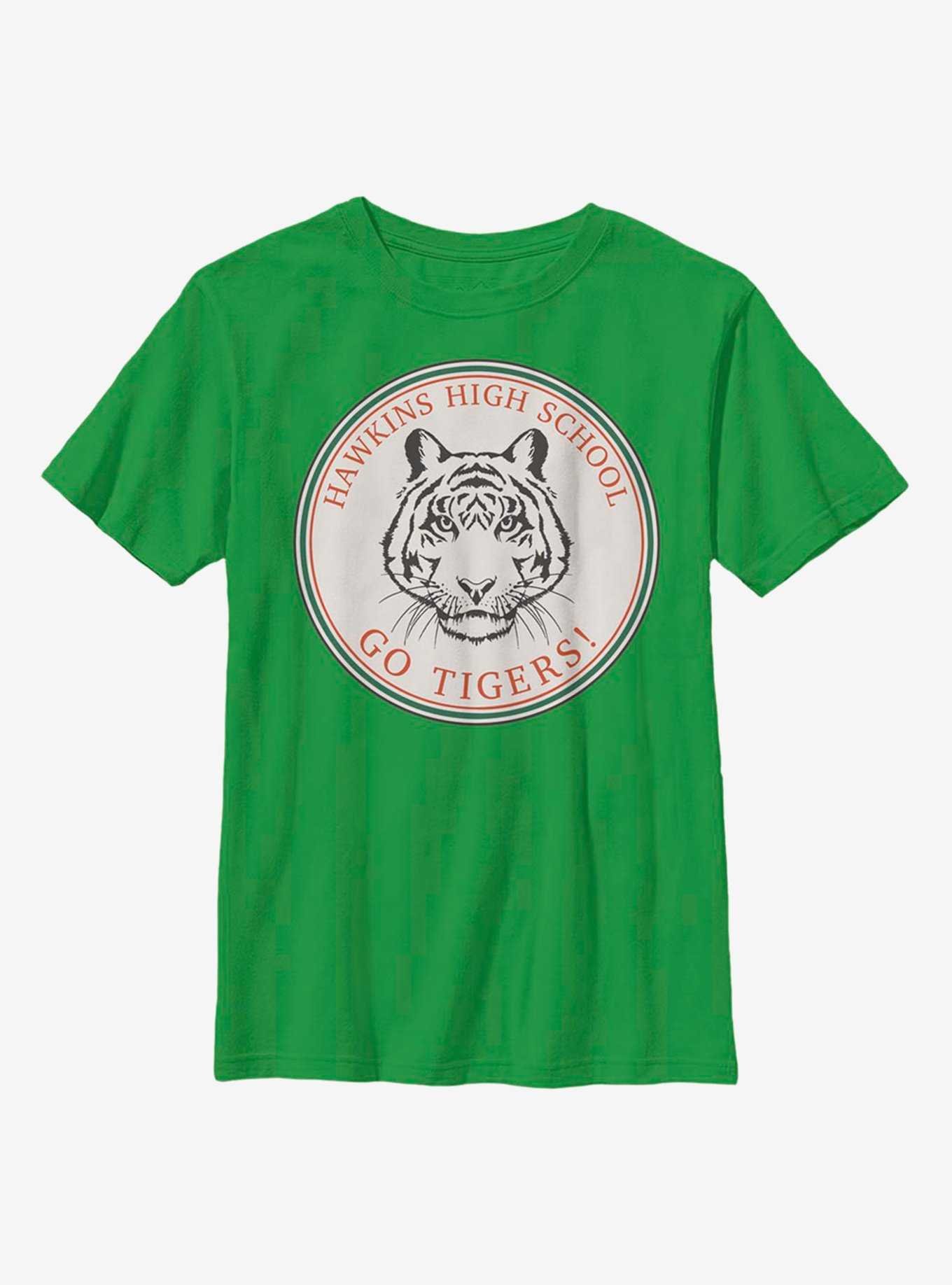 Stranger Things Hawkins Go Tigers Youth T-Shirt, , hi-res